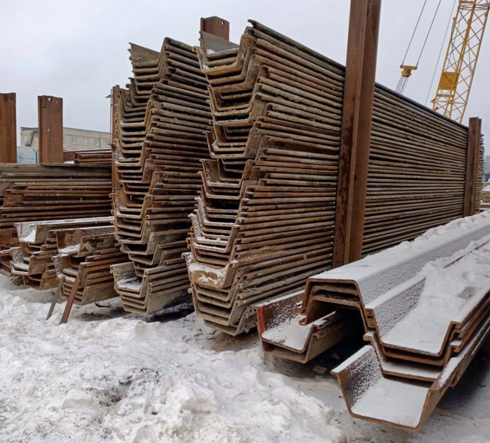 Горячекатаный U-образный шпунт